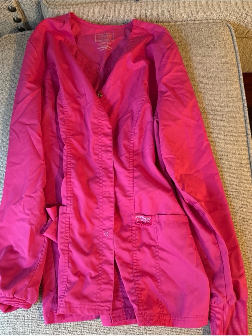 Cherokee Fuchsia Utility Jacket